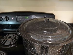 canner on stove