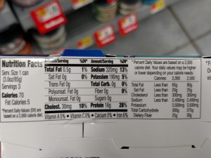 starkist canned tuna label
