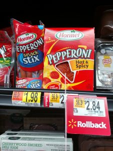 Hormel pepperoni in store