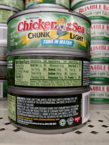 canned chunk light tuna