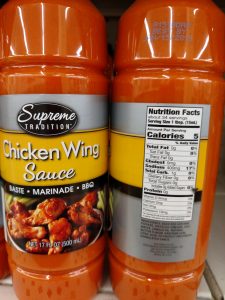 chicken wing sauce