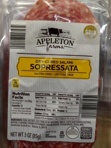 Appleton Farms Sopressata label 