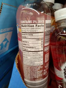 PurAqua Sparkling Flavored Water label