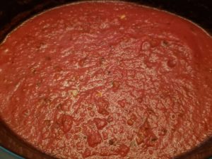  Crock Pot Spaghetti or Pizza Sauce in crock pot