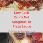 Crock Pot Spaghetti or Pizza Sauce