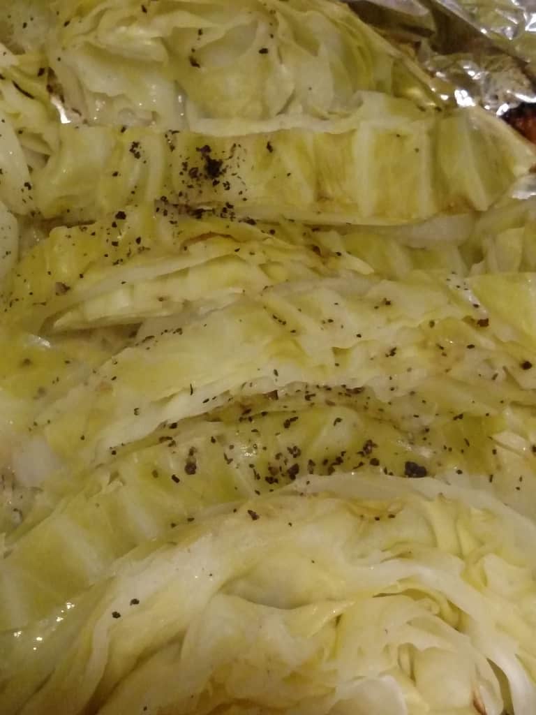 Baked Cabbage and Onions