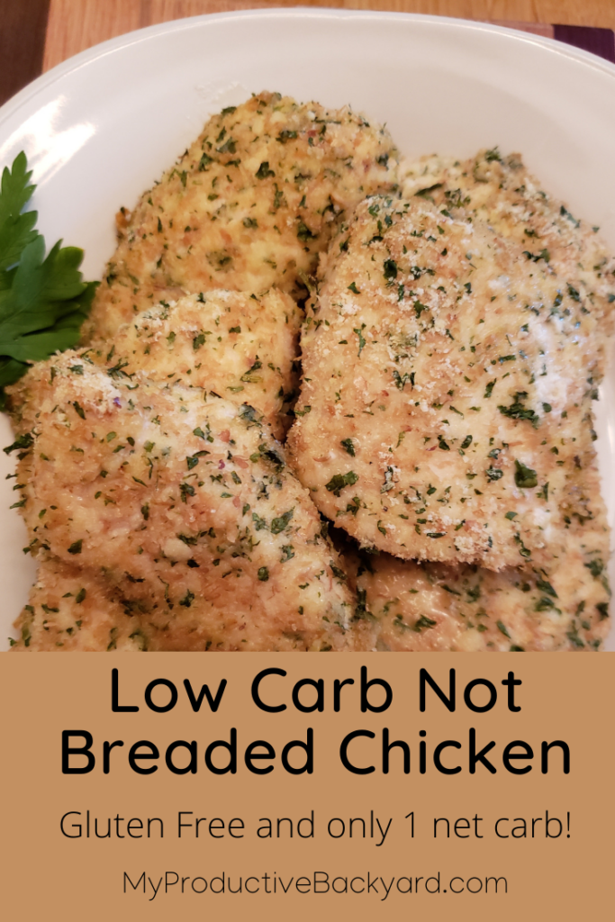 Low Carb Not Breaded Chicken Pinterest pin