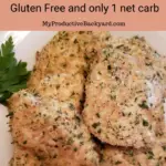 Low Carb Not Breaded Chicken Pinterest pin