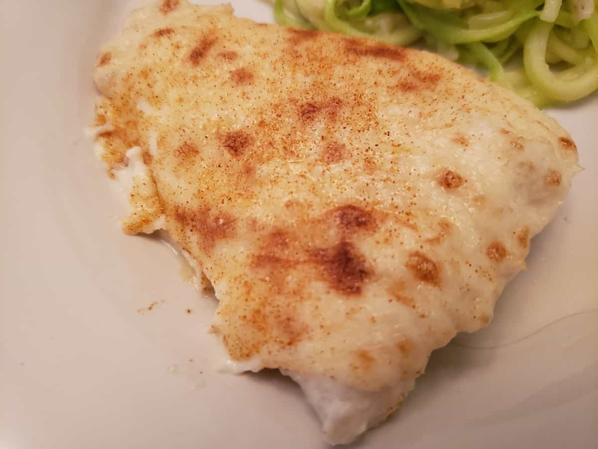 Crab Topped Fish