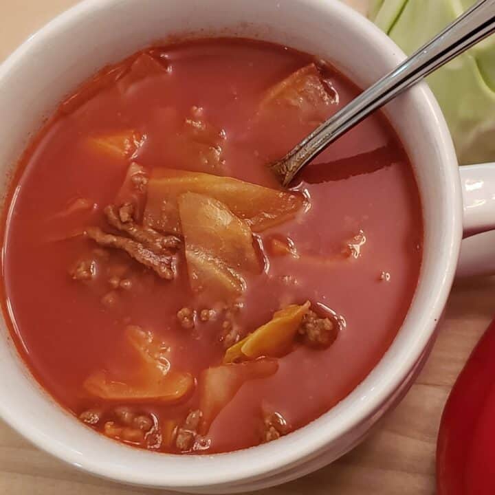 Low Carb Beefy Cabbage Soup