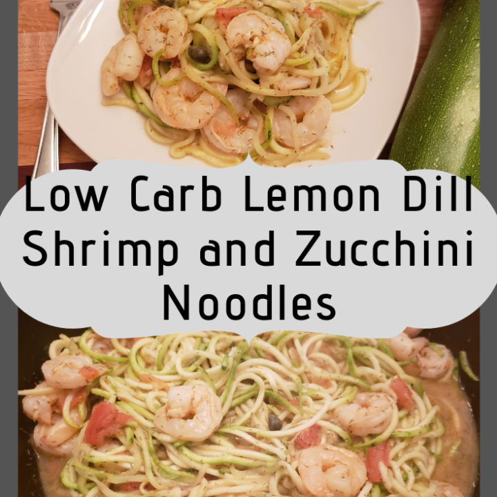 Lemon Dill Shrimp and Zucchini Noodles