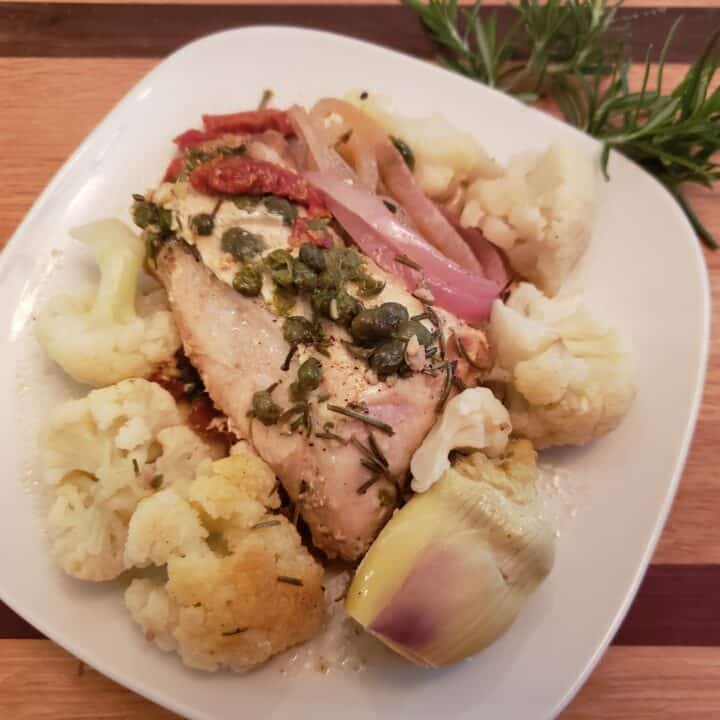 Crock Pot Mediterranean Chicken