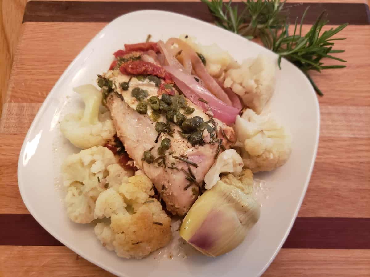 Crock Pot Mediterranean Chicken