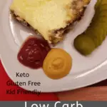 Low Carb Hamburger Pie