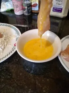dripping egg from chicken