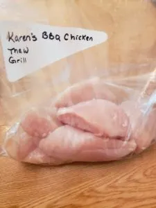 chicken in Ziploc bag