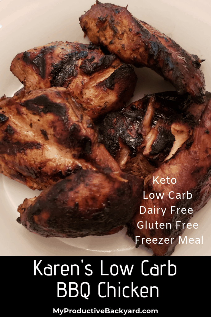 Karen’s BBQ Chicken Freezer Meal