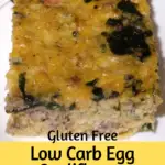 Low Carb Egg Cauliflower Casserole
