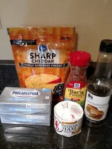 ingredients for cream cheese ball