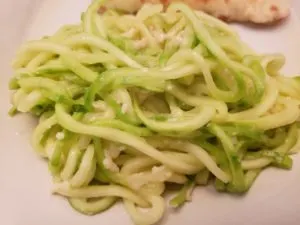 Zucchini Noodles Parmesan
