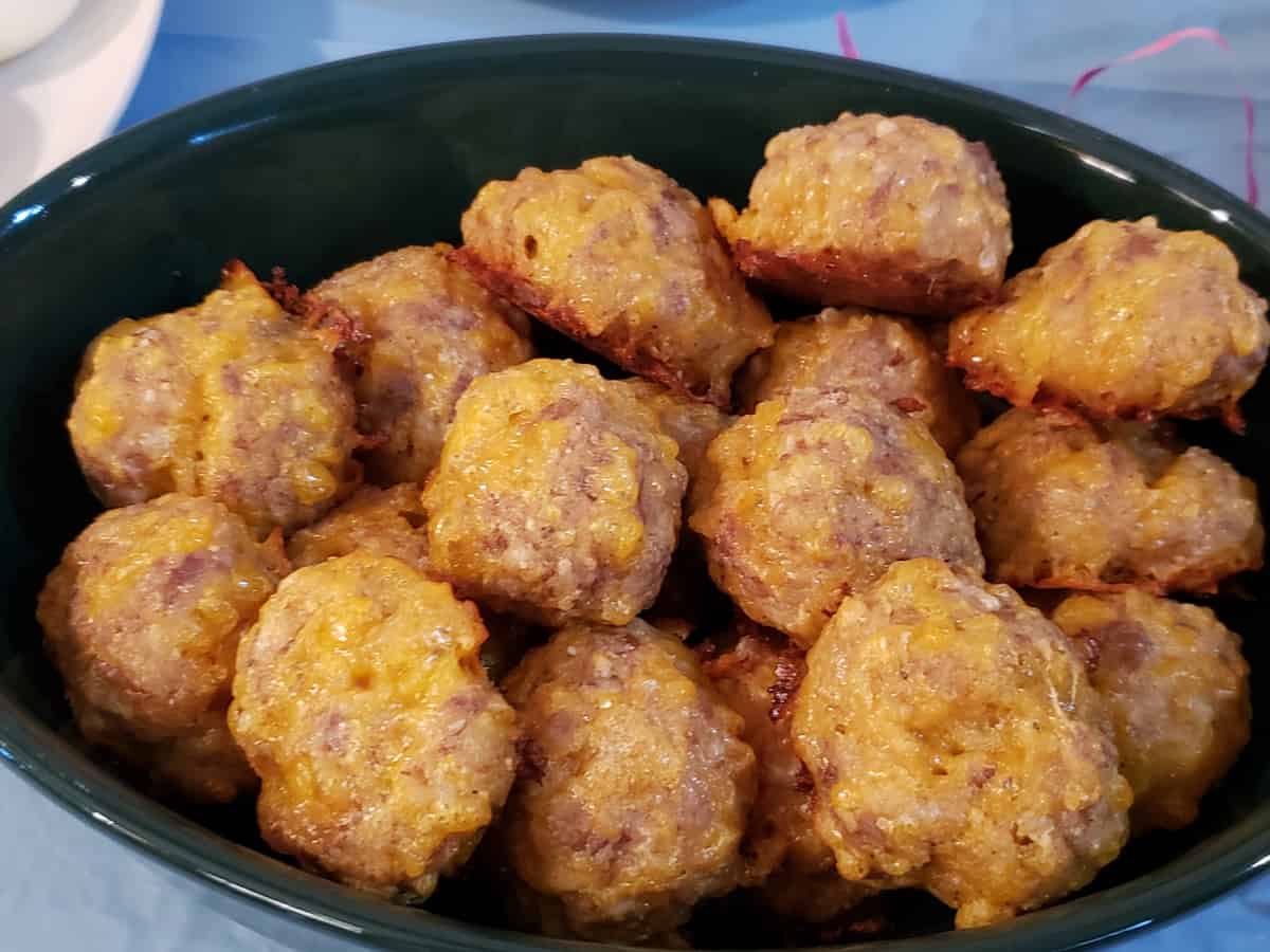 Low Carb Gluten Free Sausage Balls