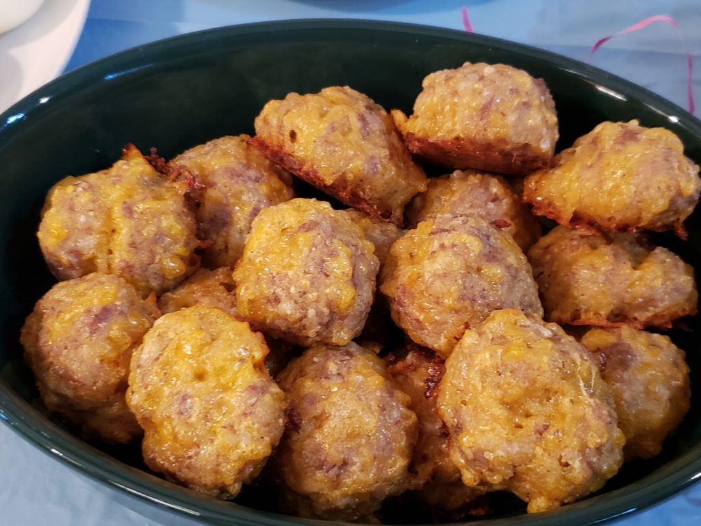 Low Carb Gluten Free Sausage Balls - My Productive Backyard
