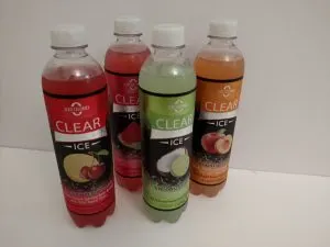 Clear Ice drinks in 4 flavors