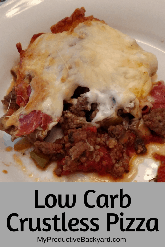 Low Carb Crustless Pizza
