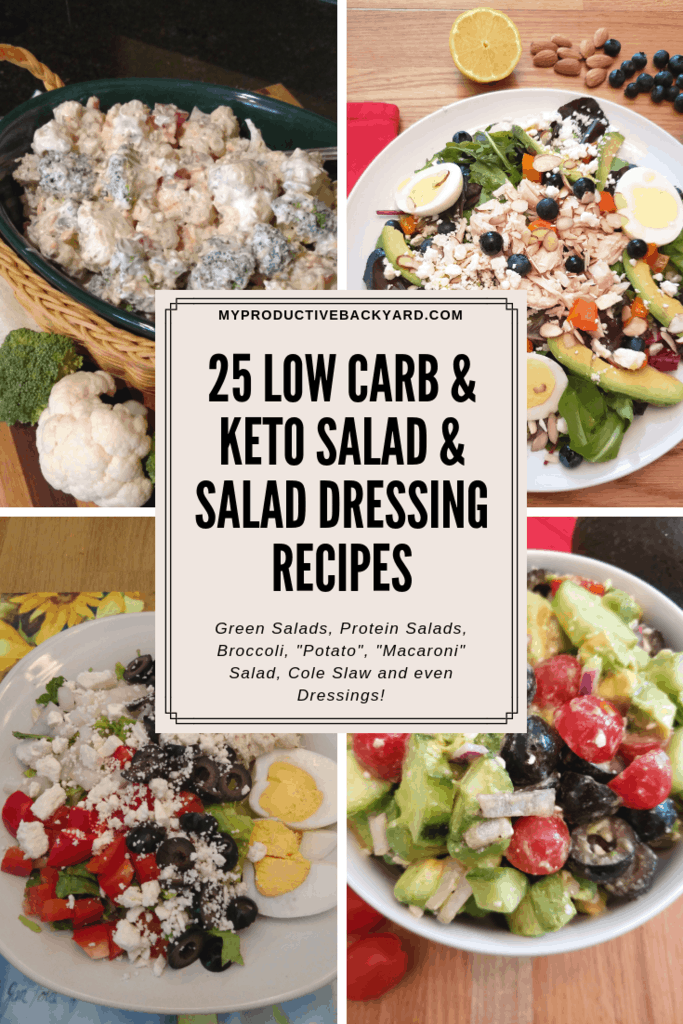 25 Low Carb & Keto Salad & Salad Dressing Recipes
