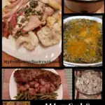 low carb crock pot meals collage