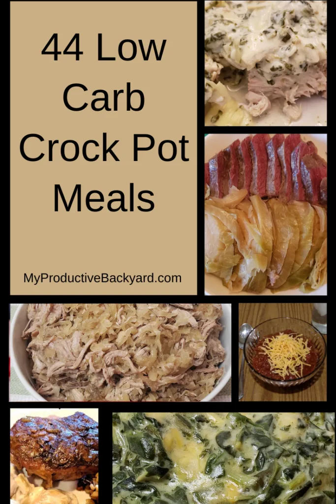44 low carb crock pot meals Pinterest Pin