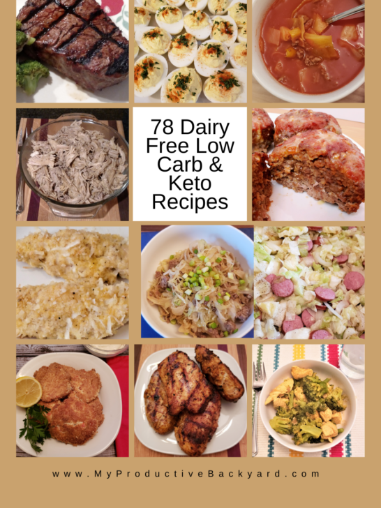 78 Dairy Free Low Carb Keto Recipes