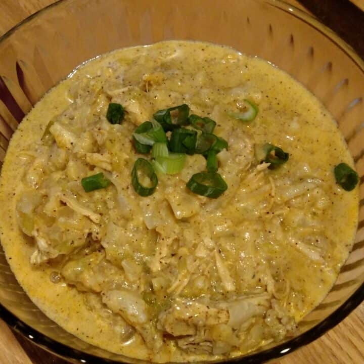 Low Carb White Chicken Chili