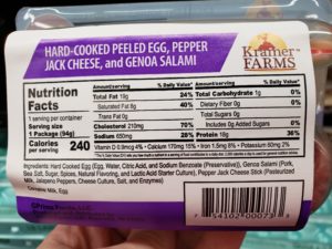 Kramer Farms Pro Go Protein Pack label