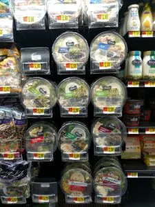 ready made salads in store