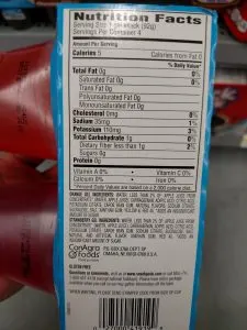 Juicy Gels Snack pack label