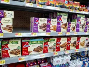 Atkins treats and meals on store shelves