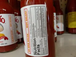 tapatio hot sauce label