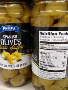 spanish olives jar