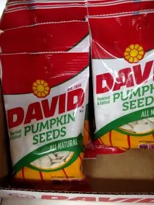 pumpkin seeds bag
