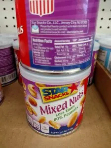 mixed nuts canister