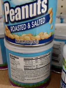 roasted salted peanuts