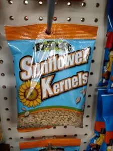 sunflower kernels bag