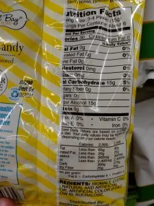 lemon candy label