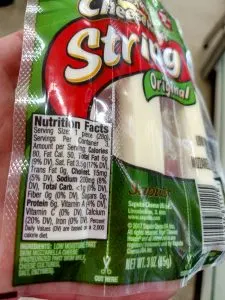 original string cheese package