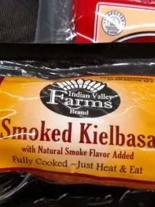smoked kielbasa package