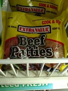 beef patties package