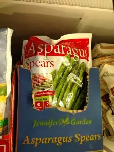 asparagus spears bag