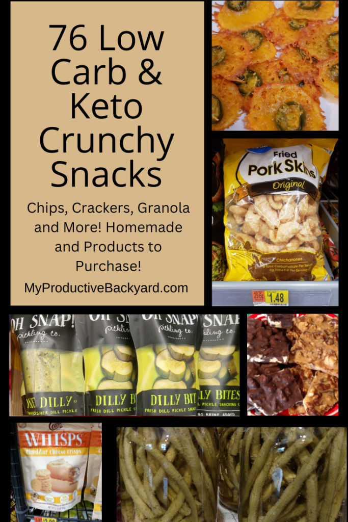 76 Low Carb Keto Crunchy Snacks Pinterest Pin