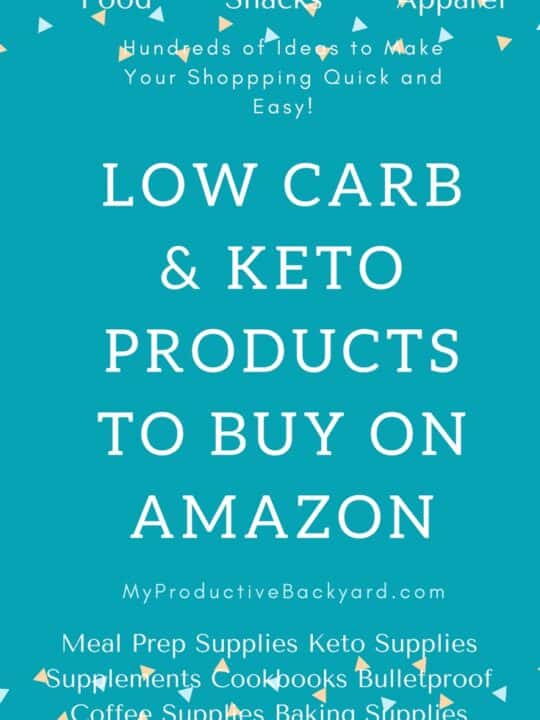 Low Carb Keto Products to Buy on Amazon